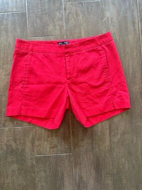 GAP Hadley Red Women's Casual 100% Cotton Shorts Size 6